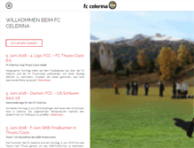 Tablet Screenshot of fc-celerina.ch